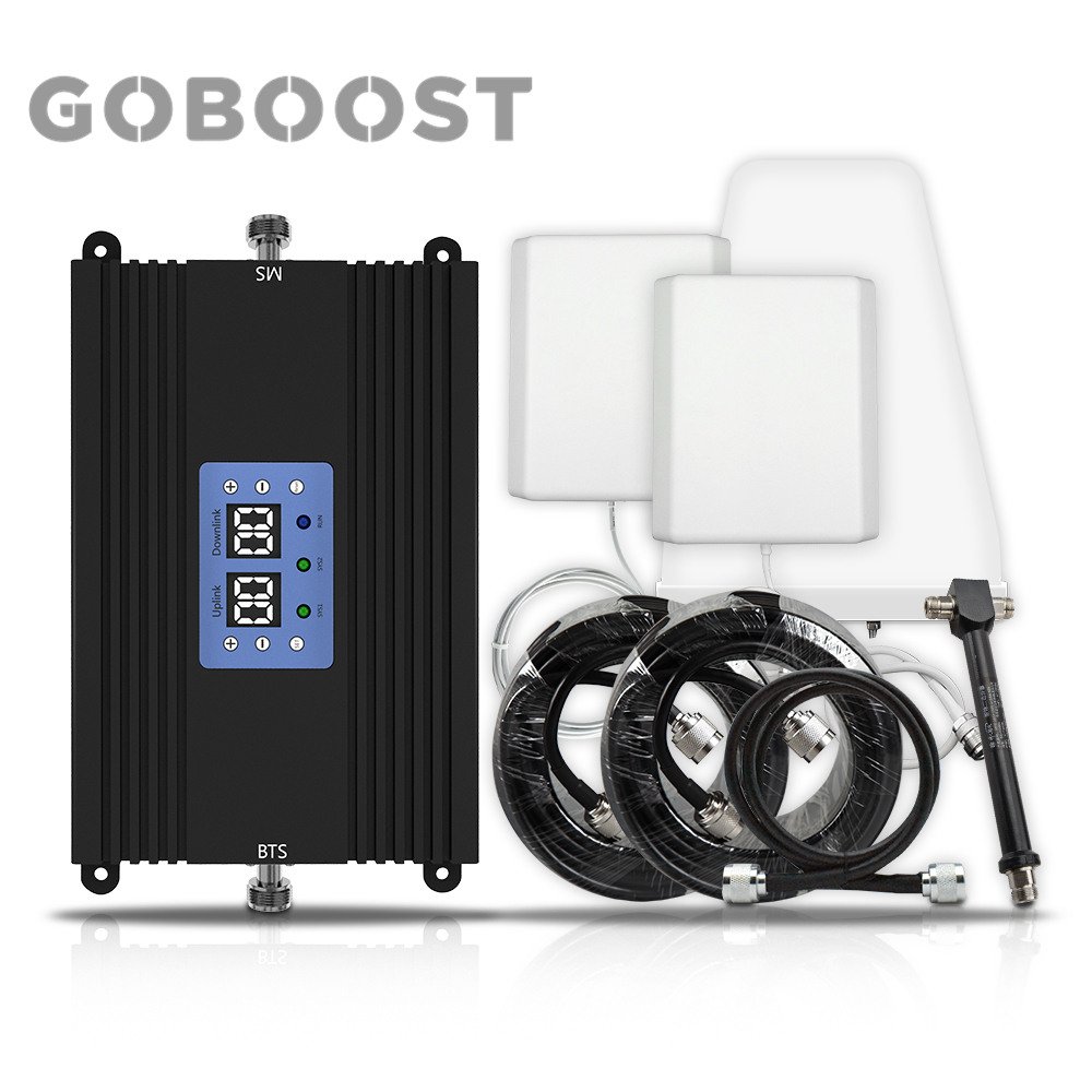 Powerful signal booster 850 1900 MHz phone signal booster quad band banda 2 4 3g 4g network booster